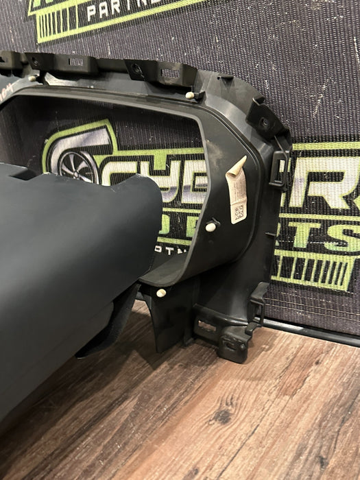 2023-24 FORD F350 STEERING COLUMN TRIM W CLUSTER SURROUND BEZEL OEM *SCUFFS #7*