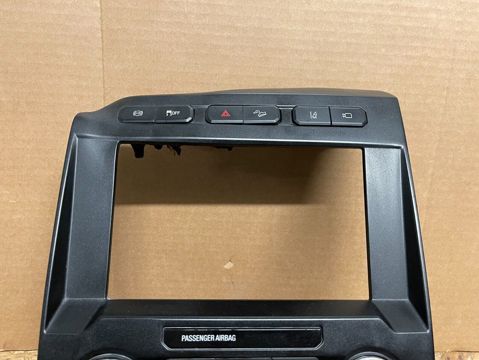 2017 2018 2019 FORD F250 F350 CENTER DASH UNIT HVAC BEZEL *BURN DAMAGE* OEM