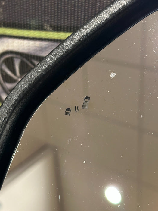 2023-2026 FORD F250 F350 F450 LEFT TOW MIRROR W CAMERA OEM BLK (UM) *FLAWS 6-10*