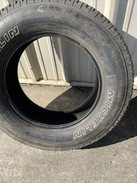 MICHELIN LTX A/T2 LT275/65R20 126/123R TIRE (MANUFACTURE DATE:4516)