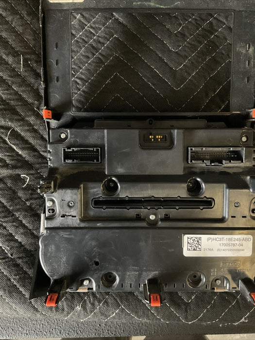 2017-2019 FORD F250 F350 F450 LARIAT RADIO A/C HVAC CONTROL W/ CD SLOT OEM