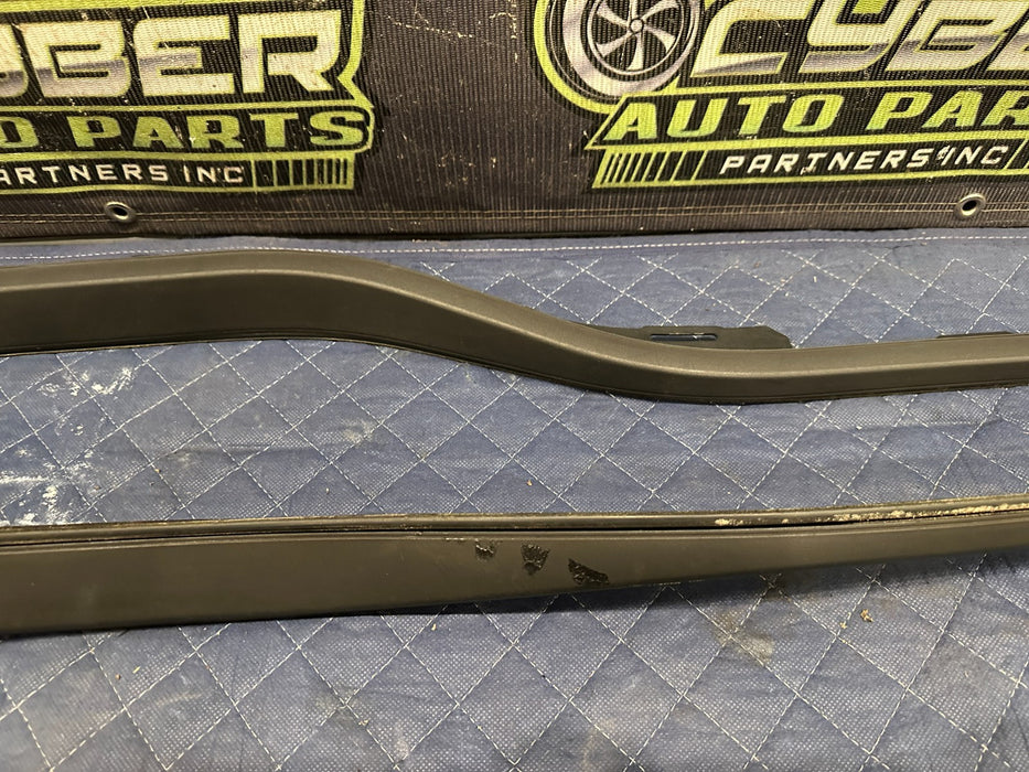 2019 FORD F150 3.5L RAPTOR FRONT REAR WINDOW BELT TRIM MOLDING SET OEM