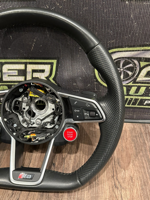 2017 AUDI R8 LEATHER STEERING WHEEL OEM *MINT*