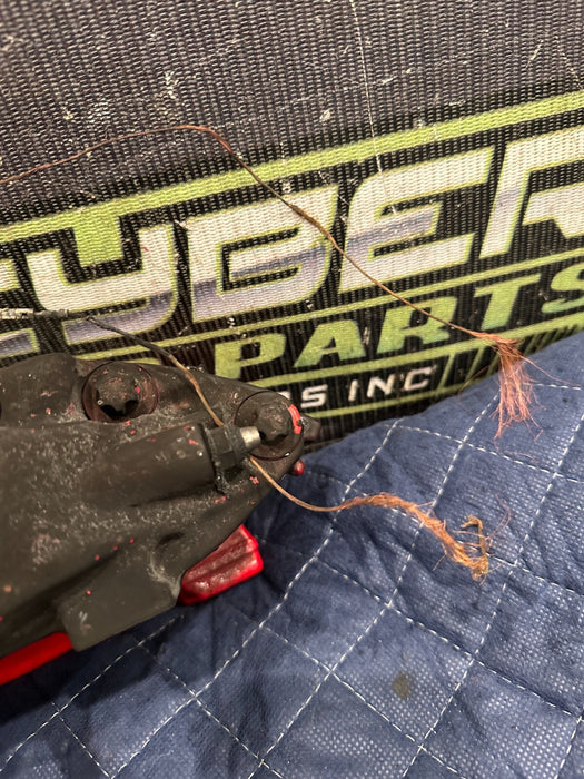 2021 AUDI R8 REAR LEFT RED CARBON CERAMIC BRAKE CALIPER OEM ~READ!!~