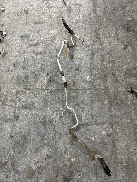 2014 AUDI R8 V10 REAR RIGHT COOLANT PIPE HOSE 420 121 085 B 420 121 481 C OEM