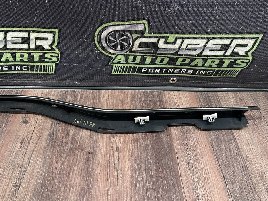 2017-2019 FORD F250 F350 F450 FRONT RIGHT CHROME DOOR WINDOW BELT OEM