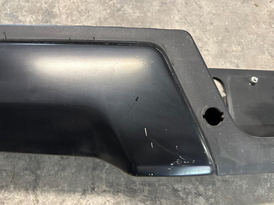 2017-2022 FORD F250 F350 F450 BLACK REAR BUMPER W NO SENORS OEM