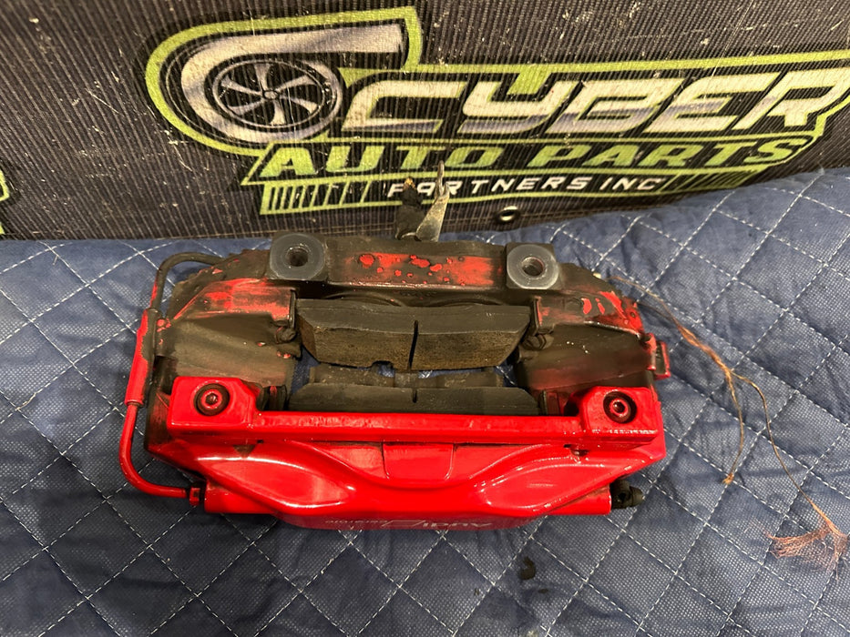 2021 AUDI R8 REAR LEFT RED CARBON CERAMIC BRAKE CALIPER OEM ~READ!!~