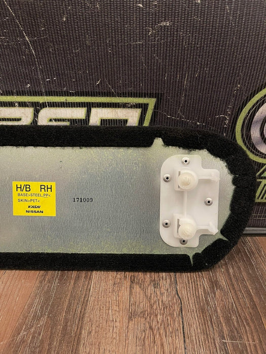 2018 NISSAN 370Z NISMO REAR RIGHT DECK SHELF STORAGE CARPET TRIM COVER OEM