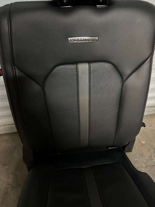 2017 2018 2019 FORD F250 F350 F450 PLATINUM REAR RIGHT PASSENGER SEAT OEM
