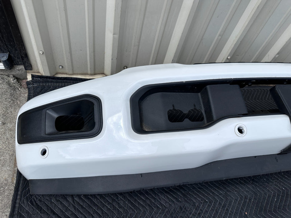 2023 2024 2025 FORD F250 F350 FRONT BUMPER ASSEMBLY STAR WHITE OEM PAINT SCUFFS