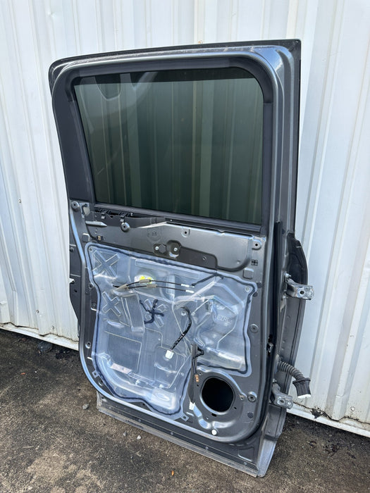 2016 Nissan Titan XD Crew Cab REAR LEFT DOOR SHELL GUN METALLIC (KAD) OEM