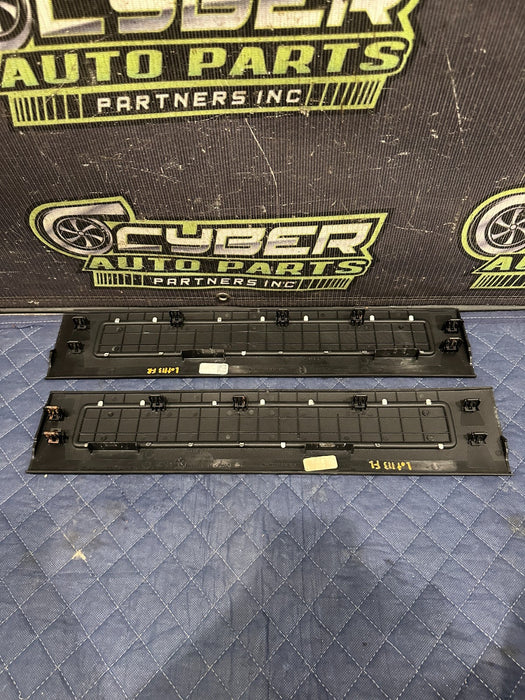 2019 FORD F150 3.5L RAPTOR REAR LEFT RIGHT KICK PLATES OEM *MINOR WEAR*
