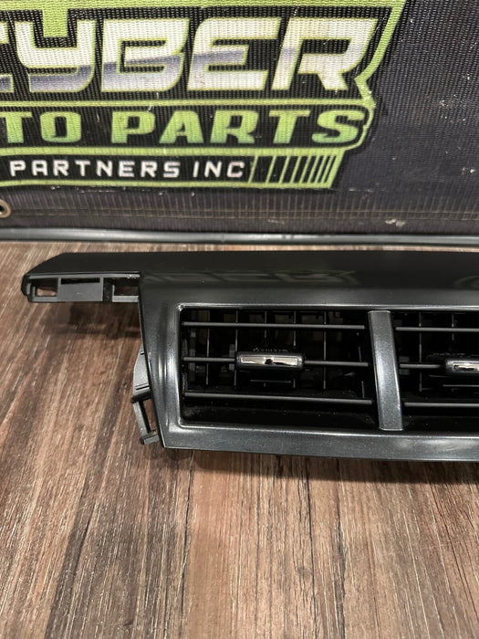 2014 TOYOTA PRIUS V CENTER DASH DASHBOARD AIR VENT OUTLETS W/ TRIM PANEL OEM