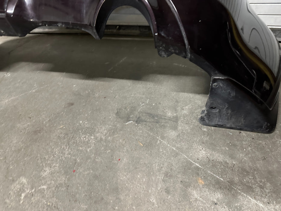 2010 NISSAN 370Z REAR BUMPER COVER BLACK CHERRY *NAG OEM ~MINOR WEAR/SCRATCHES~