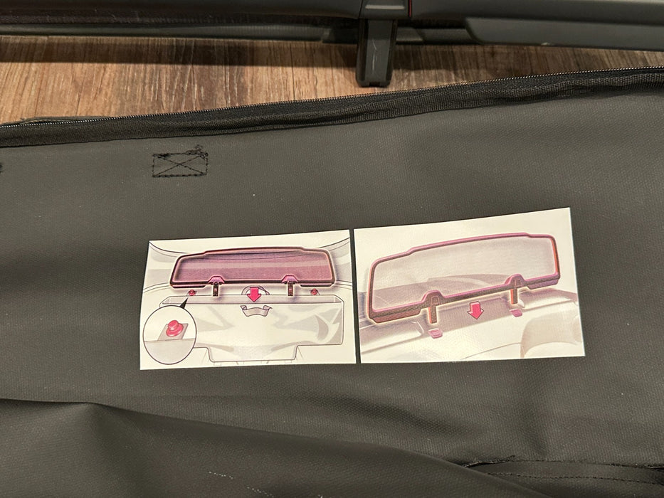 2017 AUDI R8 SPYDER WIND DEFLECTOR OEM