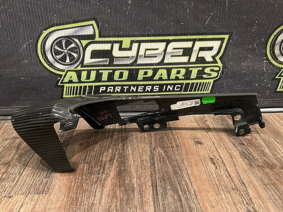 2021 AUDI R8 GAUGE CLUSTER LEFT RIGHT CARBON FIBER TRIM PAIR OEM *READ/SCUFFS*