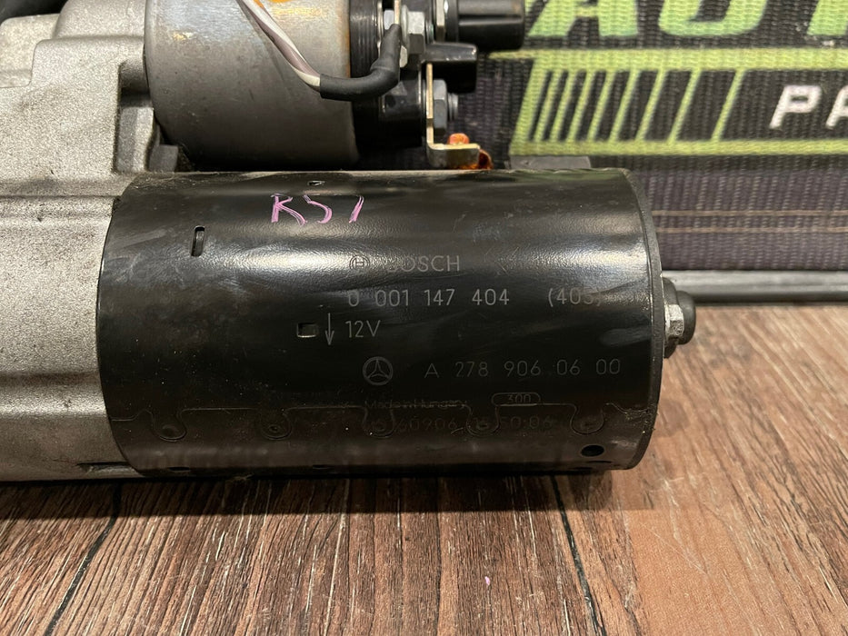 2017 MERCEDES-BENZ C63 AMG V8 ENGINE BOSCH 12V STARTER OEM *29K* 001 147 404