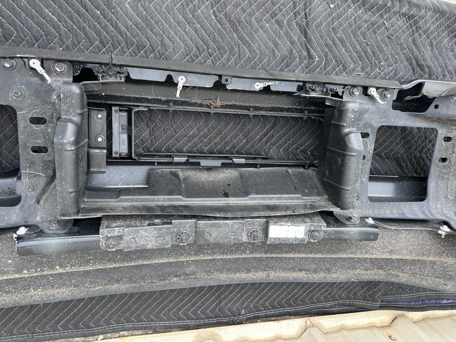 2023 2025 FORD F450 PLATINUM FRONT BUMPER ASSEMBLY AGATE BLACK ~MINOR SCRATCHES~