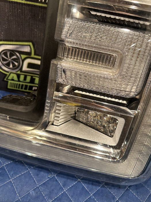 2017- 2019 FORD F250 F350 F450 DRIVER LEFT LED HEADLIGHT OEM W/ MODULE ~READ~