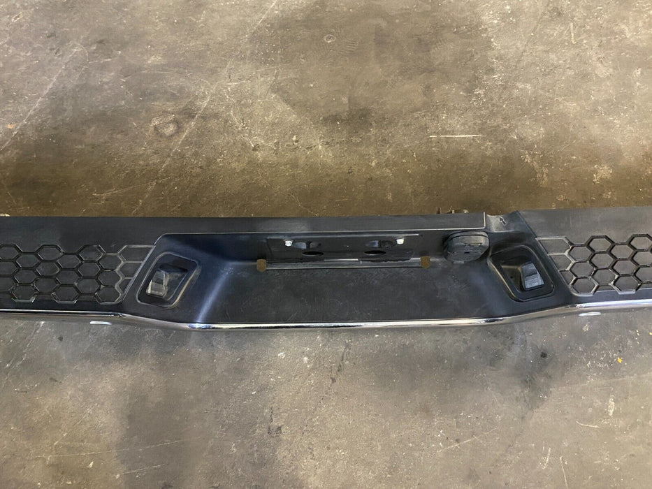 2014-2018 DODGE RAM 2500 3500 CUMMINS REAR CHROME BUMPER OEM *DENT/READ*