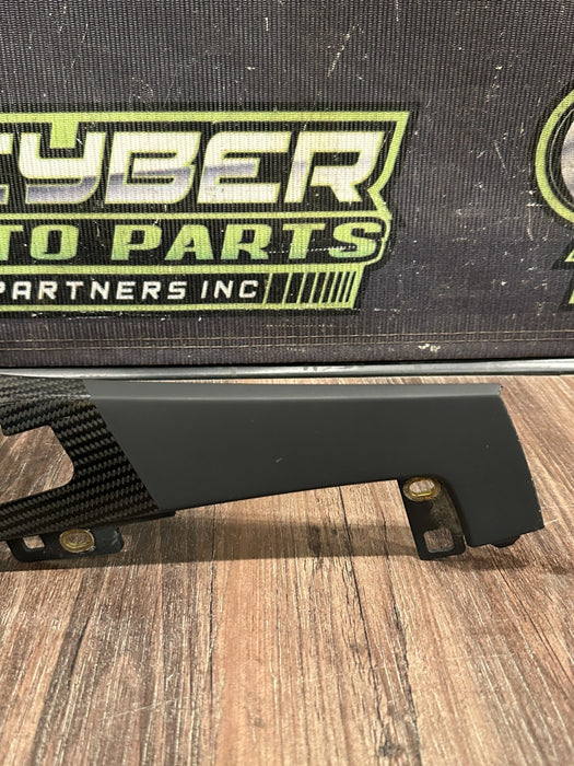 2021 AUDI R8 GAUGE CLUSTER LEFT RIGHT CARBON FIBER TRIM PAIR OEM *READ/SCUFFS*