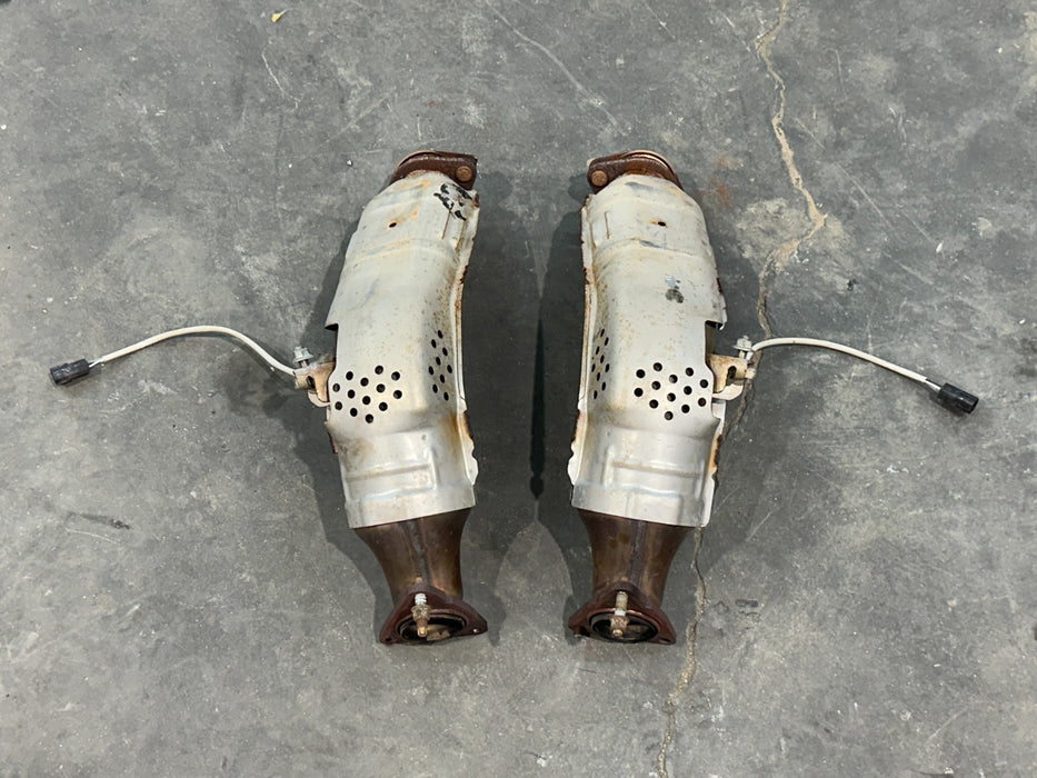 2013 NISSAN 370Z LEFT RIGHT EXHAUST MANIFOLD HEADERS 11K MILES OEM