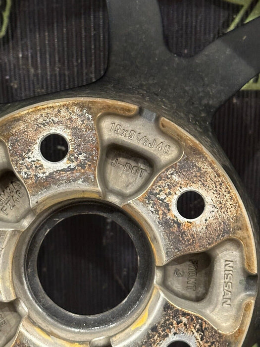 2018 NISSAN 370Z NISMO FRONT WHEEL RIM 19X9.5 +40 D0C00-3GM3A OEM 2009-2020