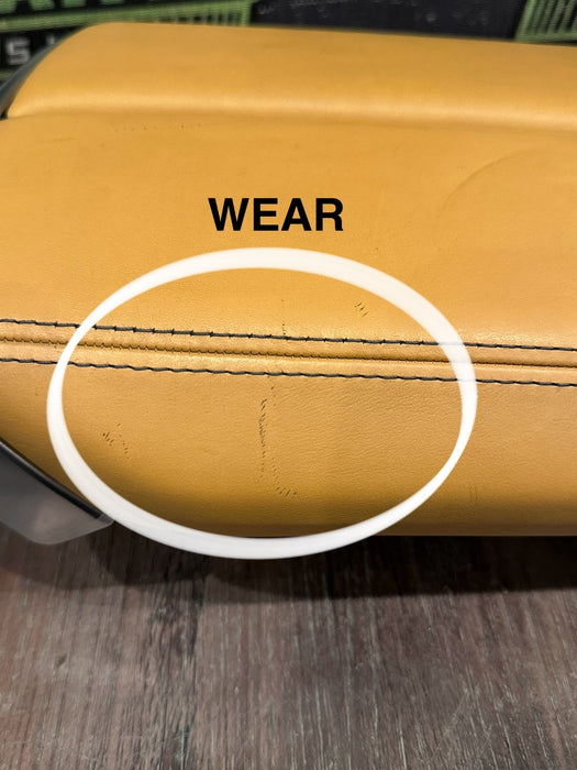 2020 BMW M8 COMP F93 SAKHIR ORANGE CENTER CONSOLE STORAGE ARMREST OEM *READ/FLAW