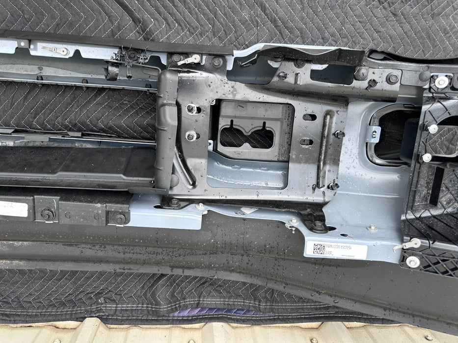 2023  2024 2025 FORD F450 FRONT BUMPER ASSEMBLY GLACIER GRAY~SCRATCHES~