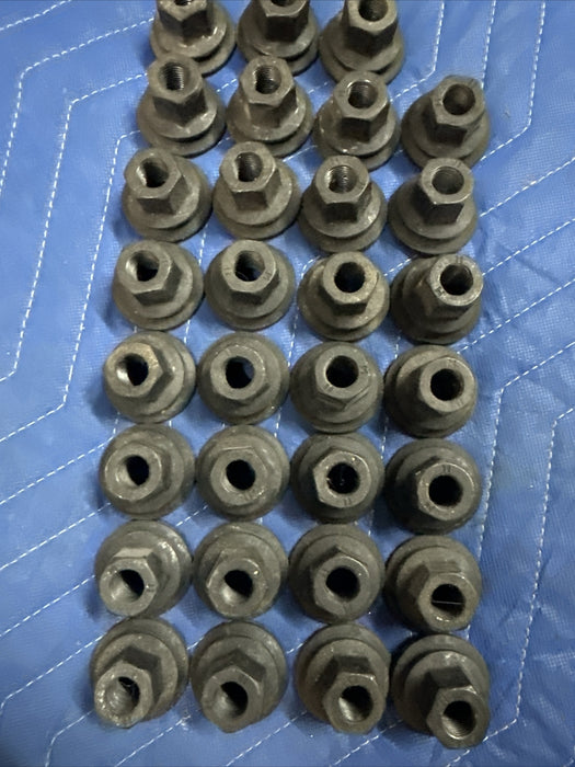 2017 DODGE RAM 3500 LARAMIE MEGA CAB DUALLY LUG NUTS SET (31PC) OEM 80K MILES