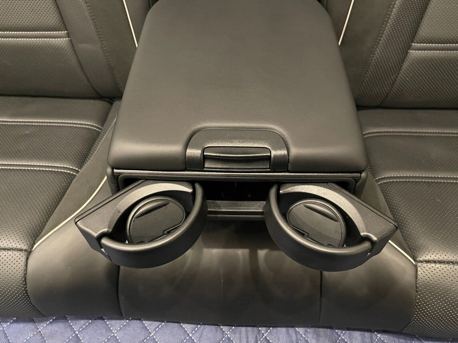 2019 MERCEDES-BENZ E63S AMG LEATHER COMPLETE REAR SEATS SET W SIDE BOLSTERS OEM