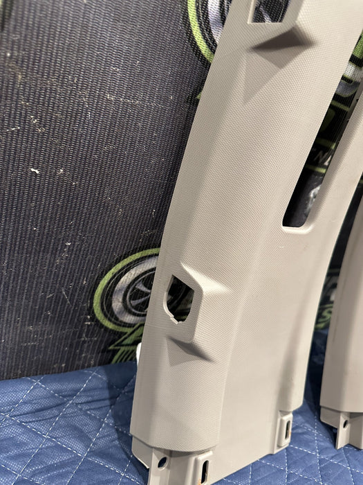 2017 2019 FORD F250 F350 F450 LIMITED LEFT RIGHT UPPER B PILLAR OEM ~SCRATCHES~