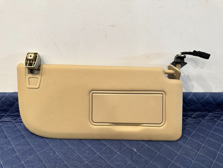 2017-2019 FORD F250 F350 F450 LARIAT TAN DRIVER LH PASSENGER RH SUN VISORS OEM