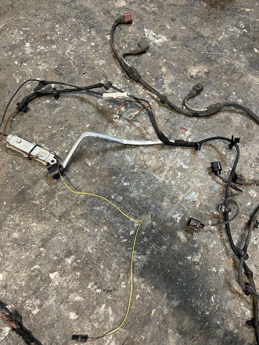 2021 AUDI R8 COUPE REAR LEFT DRIVER LH ENGINE BAY HARNESS ~CUT!!!~