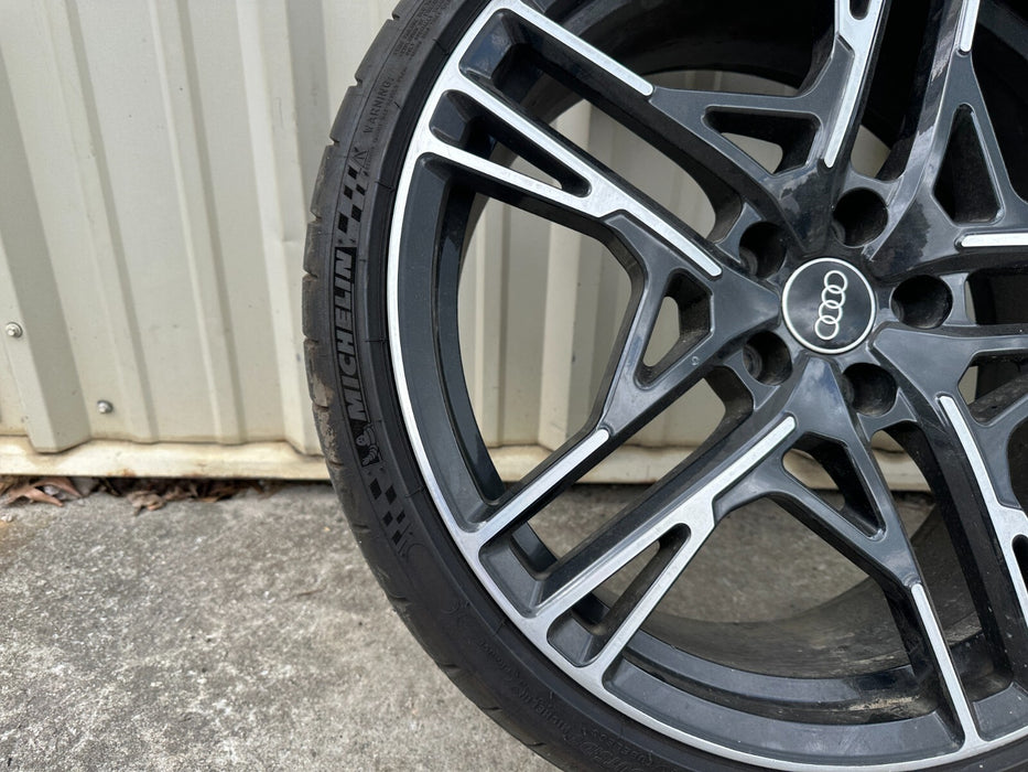 2021 AUDI R8 PERFORMANCE AWD FRONT WHEELS RIMS TIRES OEM GENEUINE 20X8.5