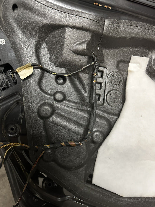 2011 BMW 550i F10 5 SERIES REAR LEFT DOOR GRAPHITE METALLIC (A90)~MINOR SCUFFS~