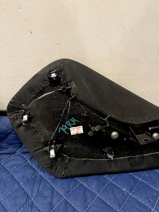 2017 NISSAN 370Z NISMO RED STITCHED ALCANTARA CENTER CONSOLE KNEE PAD PANELS OEM
