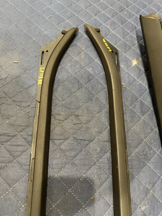 2019 FORD F150 3.5L RAPTOR FRONT REAR WINDOW BELT TRIM MOLDING SET OEM