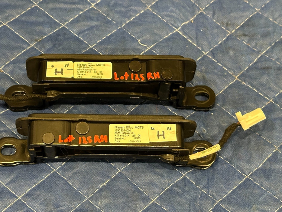 2013 NISSAN 370Z CONVERTIBLE TOP LEFT RIGHT LATCHES OEM