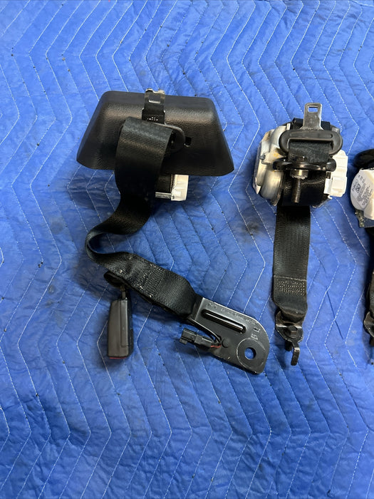 2022 FORD F250 PLATINUM REAR LEFT RIGHT MIDDLE SEATBELTS SEATBELT BLACK OEM (3)