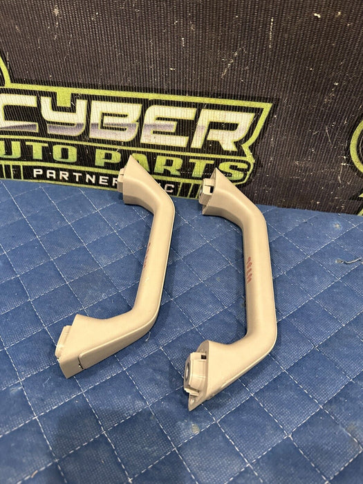 2017-2019 FORD F250 F350 F450 LIMITED BEIGE LEFT RIGHT B PILLAR GRAB HANDLES OEM