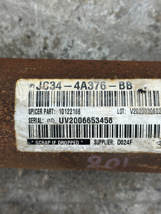 2020 FORD F250 F350 SUPER DUTY 4X4 FRONT DRIVE SHAFT OEM JC34 4A376 BB
