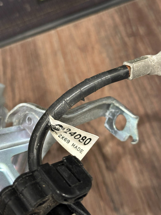 2010 NISSAN 370Z NEGATIVE GROUND BATTERY CABLE W BRACKET OEM 24080 JK60A