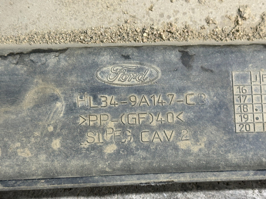 2019 FORD F150 3.5L RAPTOR FUEL TANK SKID PLATE OEM HL3V-9A147-CB *PICKUP ONLY!*