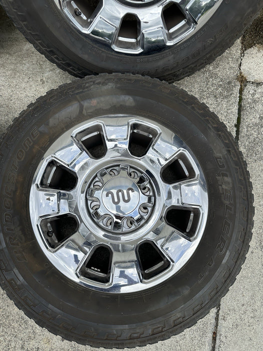 2024 FORD F250 KING RANCH OEM WHEELS RIMS TIRES 20X8 LT275/65/R20 PC3C 1007 BA