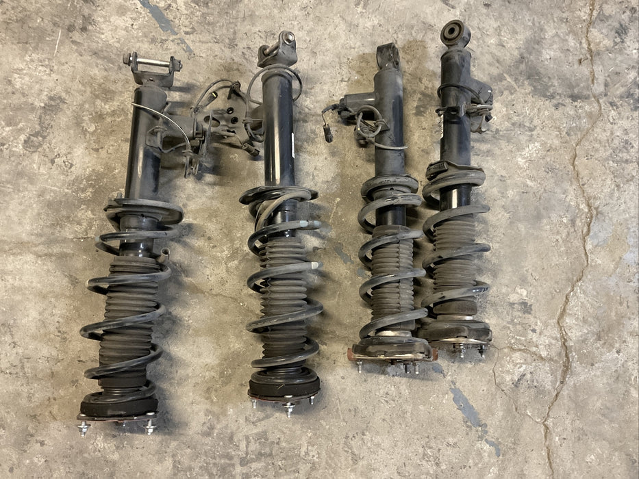 2017 INFINITI Q50 RED SPORT FRONT REAR RIGHT LEFT STRUT SHOCK ABSORBER OEM