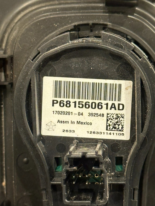 2024 DODGE RAM 3500 LARAMIE HEADLIGHT LAMP BUTTON SWITCH BEZEL OEM 68156061AD