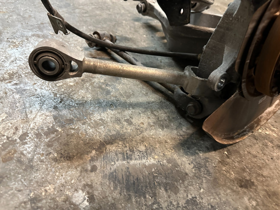 2010 NISSAN 370Z CONVERTIBLE REAR LEFT SUSPENSION KNUCKLE CONTROL ARM OEM
