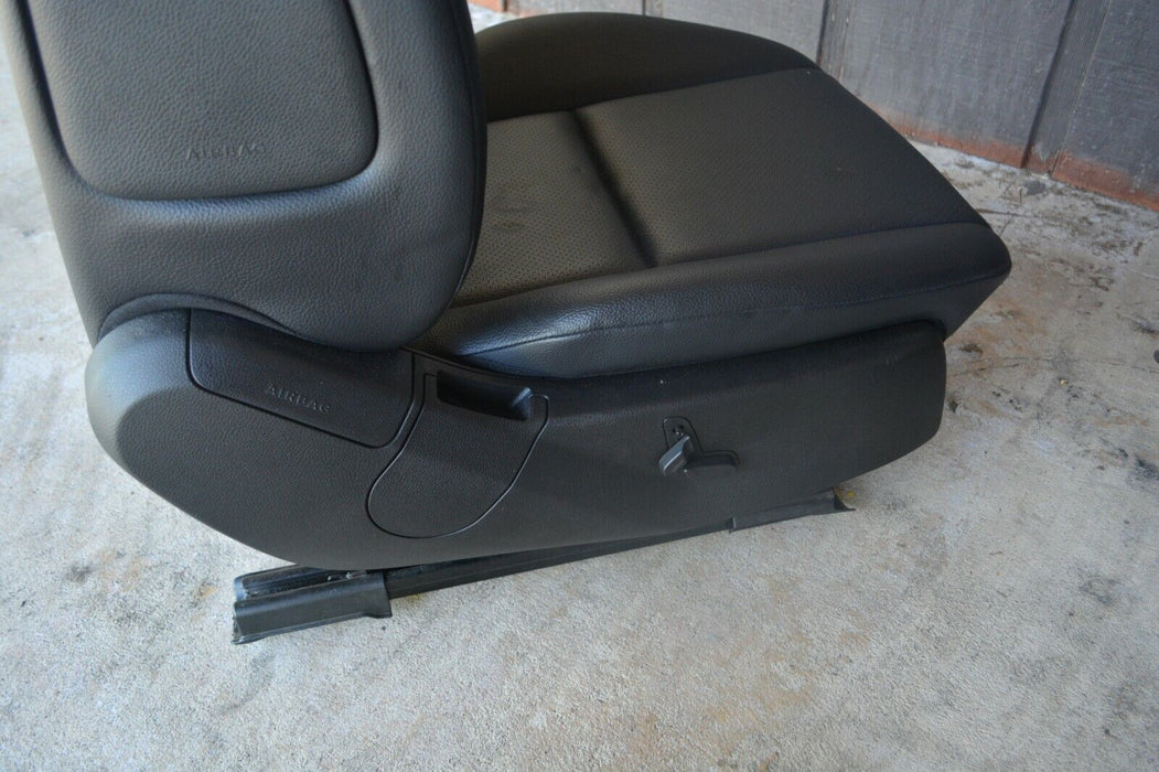 2013 MERCEDES BENZ C300 FRONT SEATS LEFT RIGHT PAIR BLACK LEATHER COMPLETE OEM